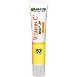 Set 2 x Crema Fluida Invizibila Garnier Skin Naturals, Vitamina C, SPF 50+, 40 ml