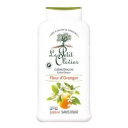Set 2 x Gel de Dus Crema cu Flori de Portocal Le Petit Olivier, 500 ml