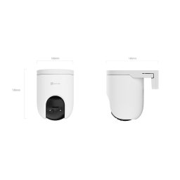 EZVIZ H8c Pro 3K Cameră de supraveghere WiFi PTZ 5MP, 3K, lentilă 4mm, IR 30m, Color Night Vision, Auto Tracking
