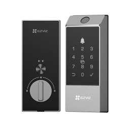 EZVIZ DL04 Pro Încuietoare inteligentă WiFi cu amprentă, cod PIN, card RFID și control din aplicație