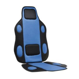 Husa scaun auto fata Automax albastra cu efect masaj, 1 bucata