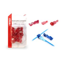 Cuplaje electrice tip T pentru imbinari rapide 0,5-1 mm², 10A, 5 buc