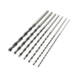 Set 7 burghie pentru lemn 4-12 mm, 300 mm, cu tija cilindrica