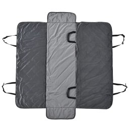 Husa bancheta auto pentru caini, protectie bancheta, gri, 165x145 cm