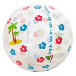 Minge gonflabila de plaja 40 cm cu model hibiscus Freds Swim Academy