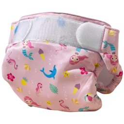 Scutec reutilizabil pentru inot bebelusi roz, marimea 1, 4-9 kg, Freds Swim Academy