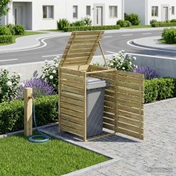 Spatiu de depozitare pentru pubele cu roti pentru 1 recipient GartenMobel Dekor