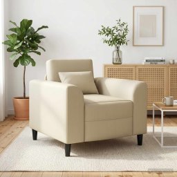 Fotoliu Crem Piele artificiala GartenMobel Dekor