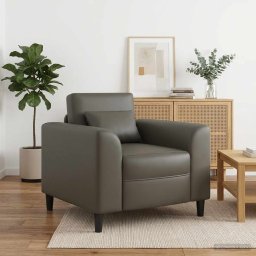 Fotoliu Gri Piele artificiala GartenMobel Dekor
