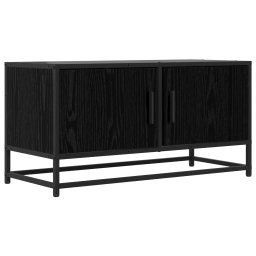 Cabinet TV 80 x 34,5 x 40 cm Stejar Negru Lemn prelucrat GartenMobel Dekor