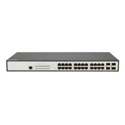 Switch Teltonika EXTRALINK ZEUS 24-port GbE Managed 400W PoE Switch, 4x SFP Up-Link, 24x GbE PoE, 4x SFP, 400W PoE
