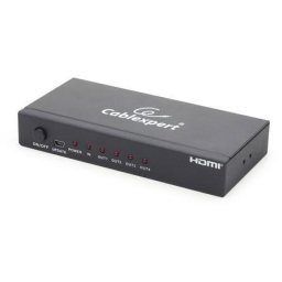 Splitter video Cablexpert DSP-4PH4-02, HDMI la 4 monitoare, HDMI mama la HDMI mama x 4