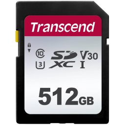 Card de memorie Transcend SDC300S SDXC, 512GB, Clasa 10, UHS-I, U3