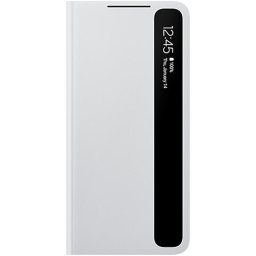Husa Flip tip Clear View Cover - Gri deschis Samsung Galaxy S21 Plus (G996) -