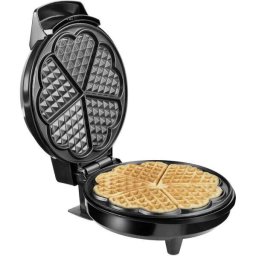 Aparat pentru preparat vafe Tristar Waffle WF-1160, 700 W, 5 Waffe, Termostat, Inox / Negru