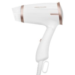 Uscator de par ProfiCare, PC-HT 3009, 2 setari temperatura, aer rece, 1400 W, maner pliabil, protectie supraincalzire, accesorii incluse, alb