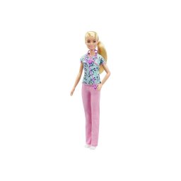 Papusa Mattel BARBIE NURSE DOLL, Asistenta medicala, 30.4 cm