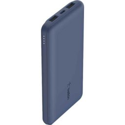 Baterie externa BELKIN BPB011btBL, 10000mAh, 1x USB-C, 2x USB-A, Albastru