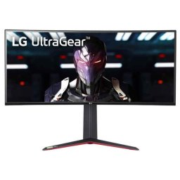 Monitor Gaming IPS LED LG UltraGear™ 34" 34GN850P-B, WQHD (3440 x 1440), HDMI, DisplayPort, AMD FreeSync, Nvidia G-Sync, Ecran curbat, 160 Hz, 1 ms, Negru/Rosu