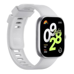 Smartwatch Xiaomi Redmi Watch 4, Ecran AMOLED 60Hz 1.97", Bluetooth, GPS, Waterproof 5 ATM, Argintiu/Gri