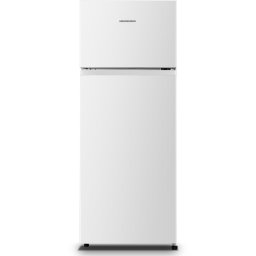 Frigider cu doua usi Heinner HF-HS205E++, 206L, Clasa E, H 143.4 cm, Alb