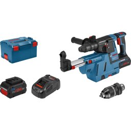 Bosch GBH 18V-26 F Ciocan rotopercutor SDS Plus 18V, 2.6J + 2xacumulator 5.5Ah + incarcator + L-BOXX