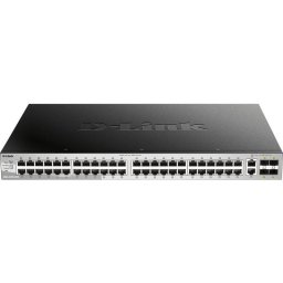 Switch D-Link DGS-3130-54TS/E, 48 porturi Gigabit Ethernet, 1 port USB 2.0, montare in sasiu