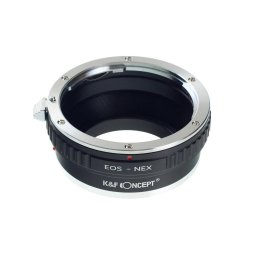 Adaptor montura K&F Concept EOS-NEX II Canon EOS la Sony E-Mount (NEX)