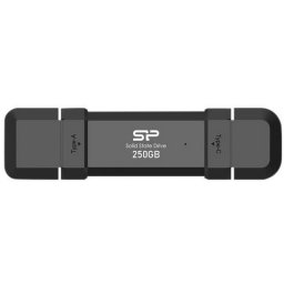 SSD extern Silicon Power DS72, 250GB, USB-C/USB 3.2 Gen 2, Negru