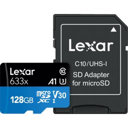 Lexar microSDXC 633x UHS-I/A1/U3/10 R95/W45MB (V30) 128 GB