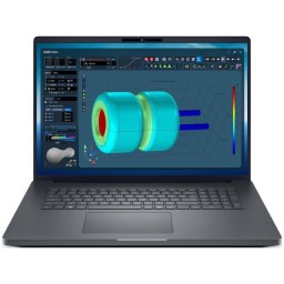 Laptop Dell Pro Max 18 Plus MB18250, Procesor Intel® Core™ Ultra 9 285HX (30M Cache, pana la 5.50 GHz), 18 inch, QHD+, 64GB DDR5, 1TB SSD, NVIDIA RTX PRO 3000 Blackwell 12GB, Ubuntu, Gri