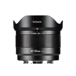 Obiectiv AF 7Artisans, 35mm, F1.8 STM APS-C, FujiFilm X, FX, Negru