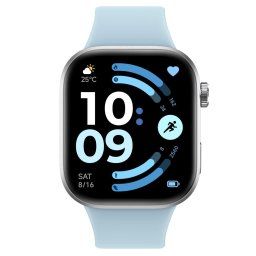 Ceas Smartwatch Redmi Watch 6, ecran AMOLED 2.07", GPS, Bluetooth 5.4, baterie 550 mAh, Autonomie 24 zile, Albastru deschis