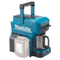 Aparat pentru preparat cafea Makita DCM501Z, compatibil cu acumulatori Li-Ion CXT 12 V LXT 18 V, capacitate rezervor 240 ml, Verde