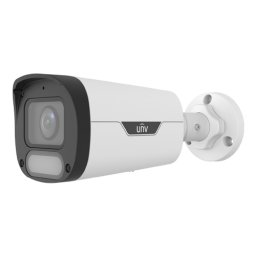 Camera de supraveghere IP Bullet, Uniview IPC2318LE-ADF40KM-WP, 8MP, lentila 4.0mm, WL 30m, Microfon, PoE, IP67