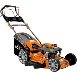 Masina de tuns iarba / gazon Ruris DAC 150XR, autopropulsata pe benzina, putere 5 CP, 173 CC, 4 timpi, latime lucru 51 cm, inaltime taiere 25 - 75 mm, 7 trepte de taiere, sac colector 60 l