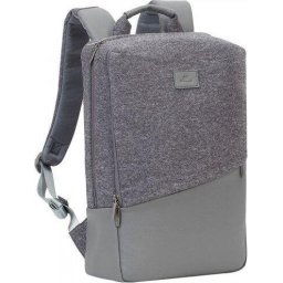 Rucsac laptop Rivacase, 15.6 inch, Gri, 18 litri