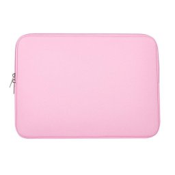 Husa laptop Hurtel, 15.6 inch, rezistenta la stropire din neopren, Roz