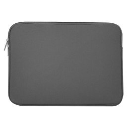 Husa laptop Hurtel, 15.6 inch, rezistenta la stropire din neopren, Gri