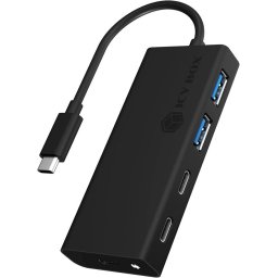 Hub USB Icy Box IB-HUB1426-CPD, Negru