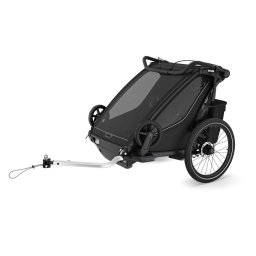 Carucior multisport double Thule Chariot Sport 2, Negru