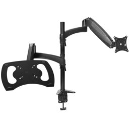 Suport TV / Monitor si laptop Trust Mara TR-25337, suporta Monitor de pana la 32 inch, Laptop de pana la 17 inch, greutate suportata 16 kg, Negru
