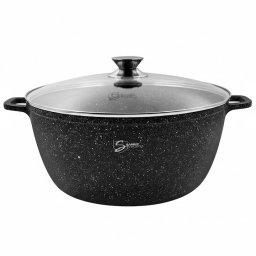 Oala cu capac Samus Toledo Line TOL40-OC, din aluminiu turnat, 40 x 17.5 cm, 18.5L