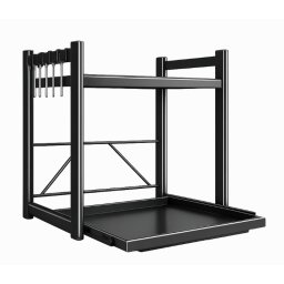 Suport reglabil pentru cuptor cu microunde si electrocasnice multifunctional constructie metalica