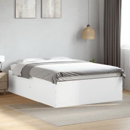 Gossi cadru de pat, alb, 120x190 cm, lemn prelucrat