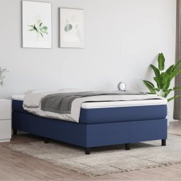 Gossi cadru de pat, albastru, 120 x 200 cm, material textil