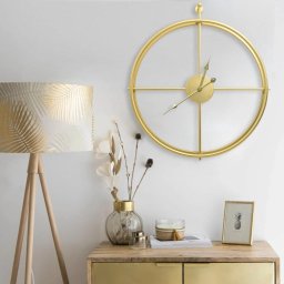 Gossi ceas de perete, auriu, 52 cm, fier