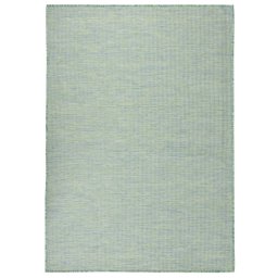 Gossi covor de exterior, turcoaz, 200x280 cm, tesatura plata