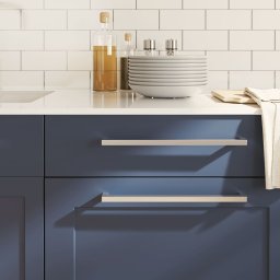 Gossi manere de dulap, 20 buc., argintiu, 320 mm, otel inoxidabil