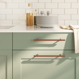 Gossi manere de dulap, 20 buc., bronz, 192 mm, otel inoxidabil
